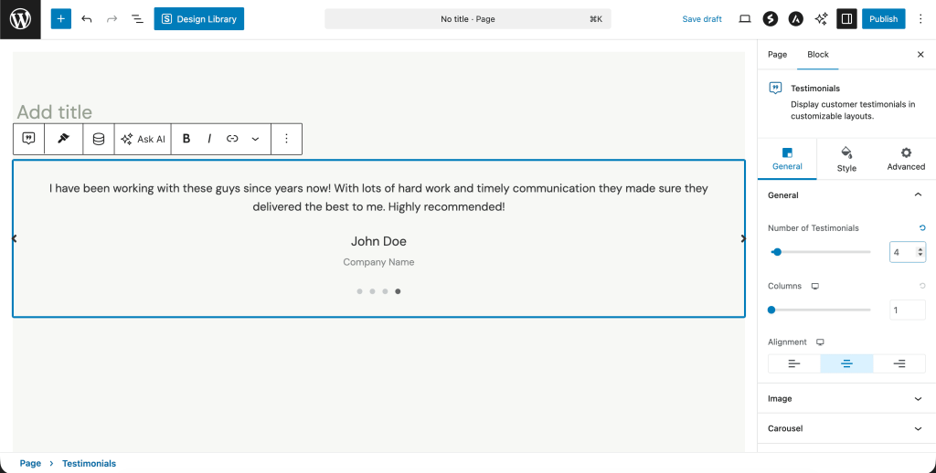 Set Number Of Testimonials 1024x518
