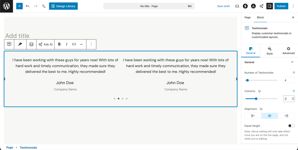 Testimonials Set Number Of Columns 1024x516