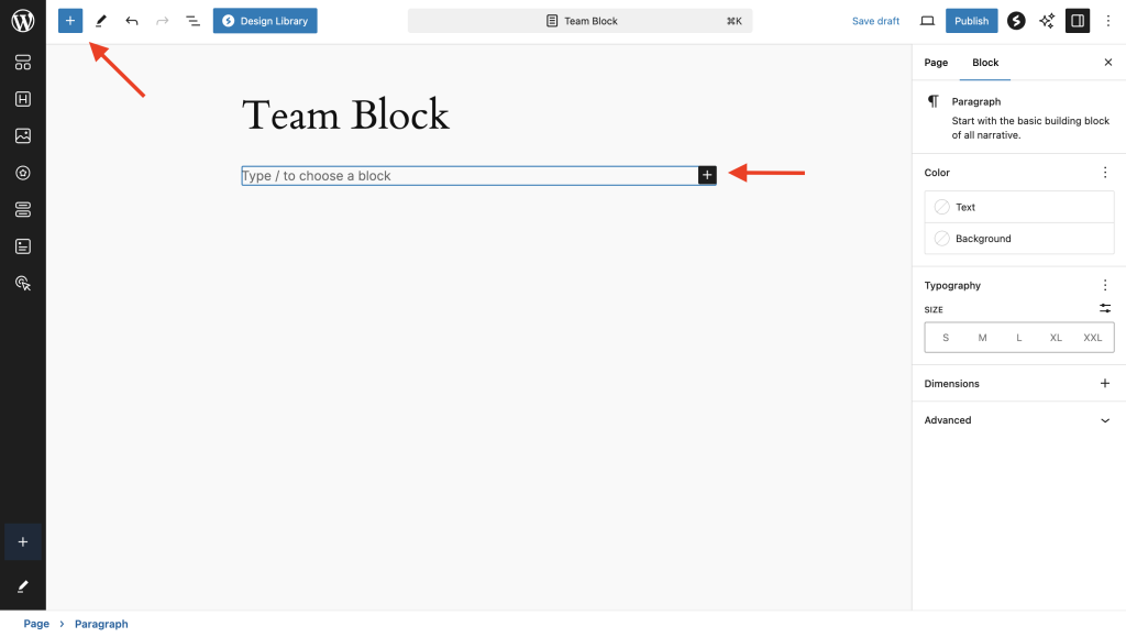 click on any of these plus icons