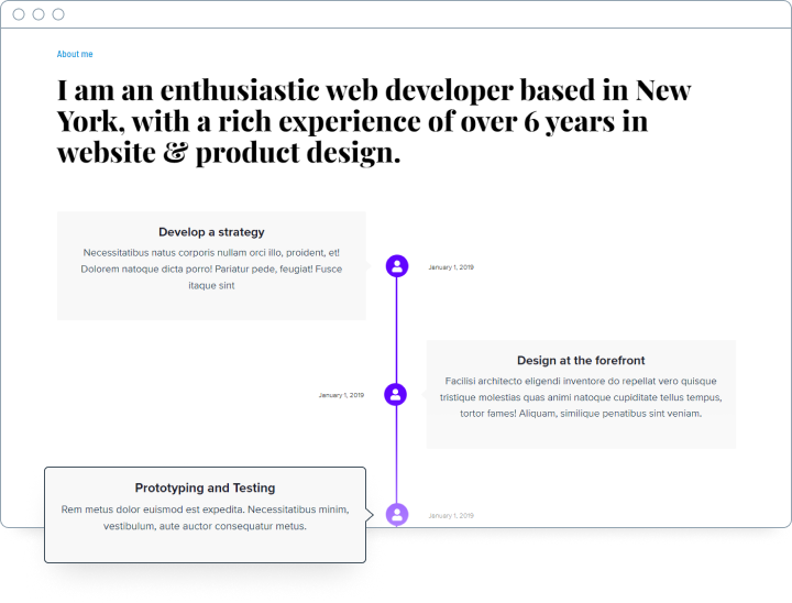 Timeline block from Spectra