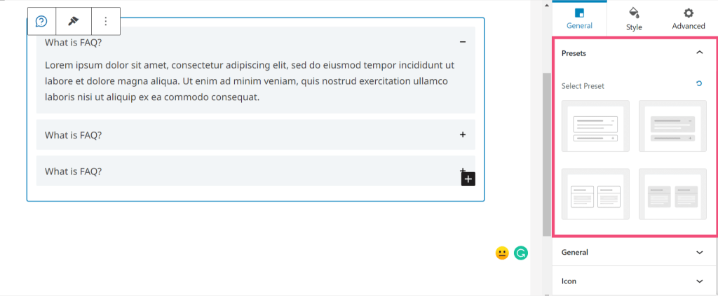 FAQ – Schema/ Accordion
