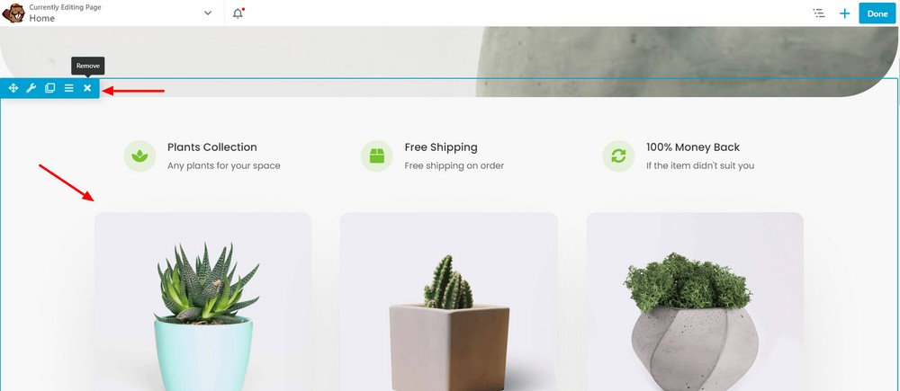 Remove multiple Beave Builder blocks