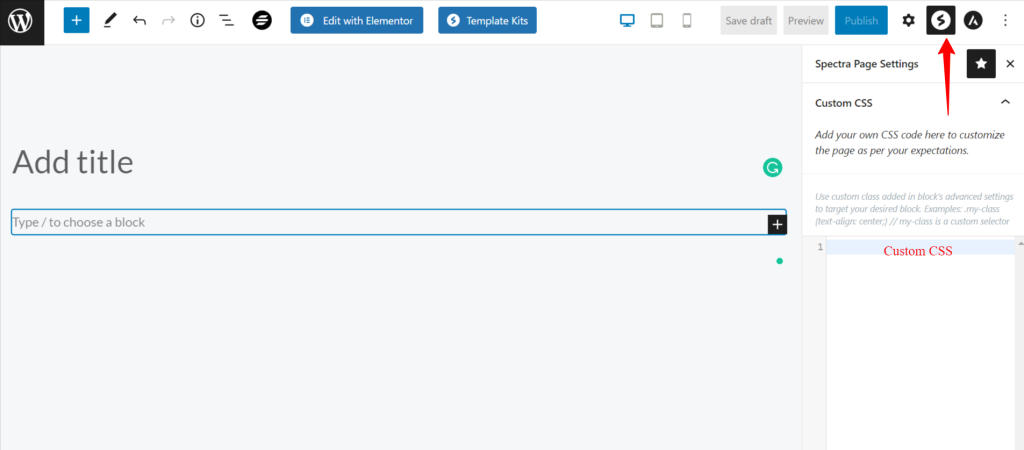 Custom CSS On Page Level