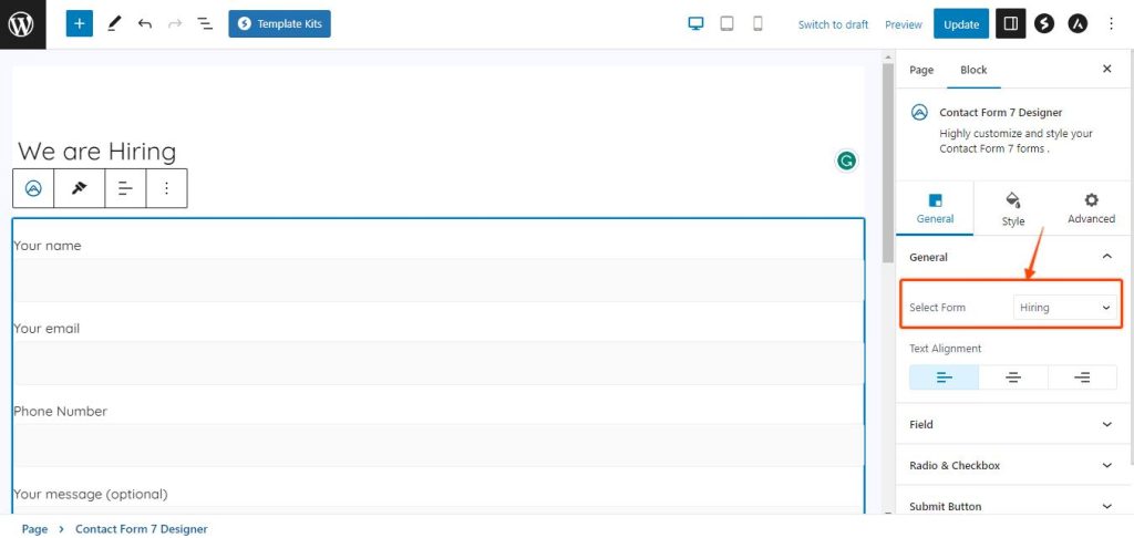 Contact_form_7_designer_settings_general_form_selection