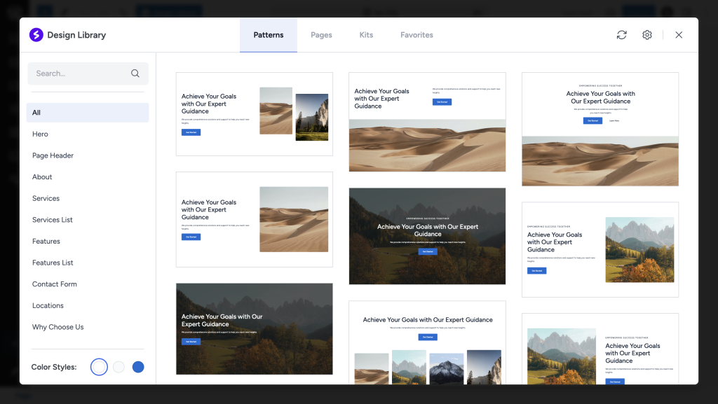 ai features in design library are deactivated