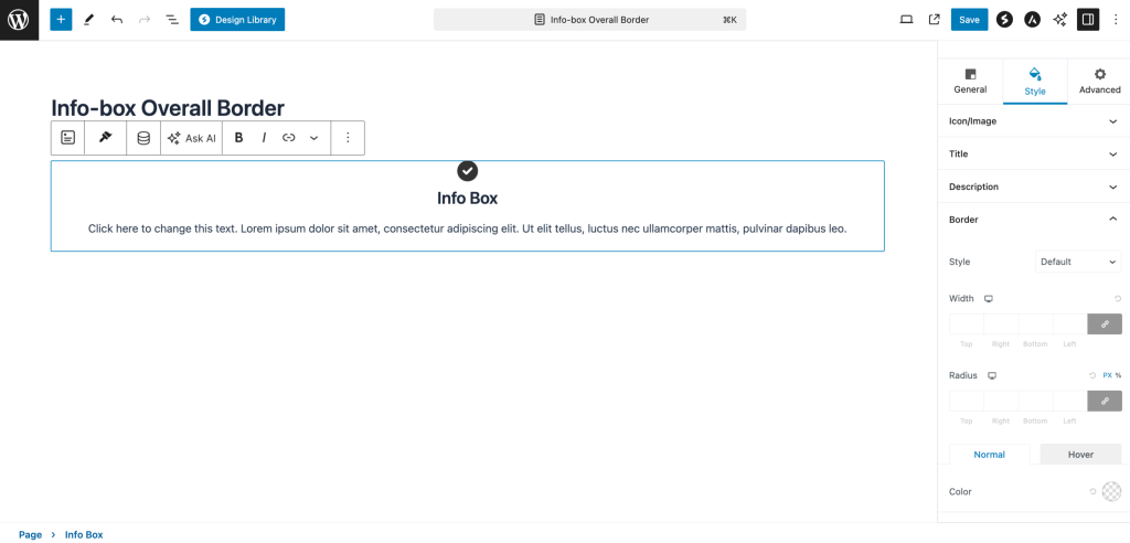 info-box overall border