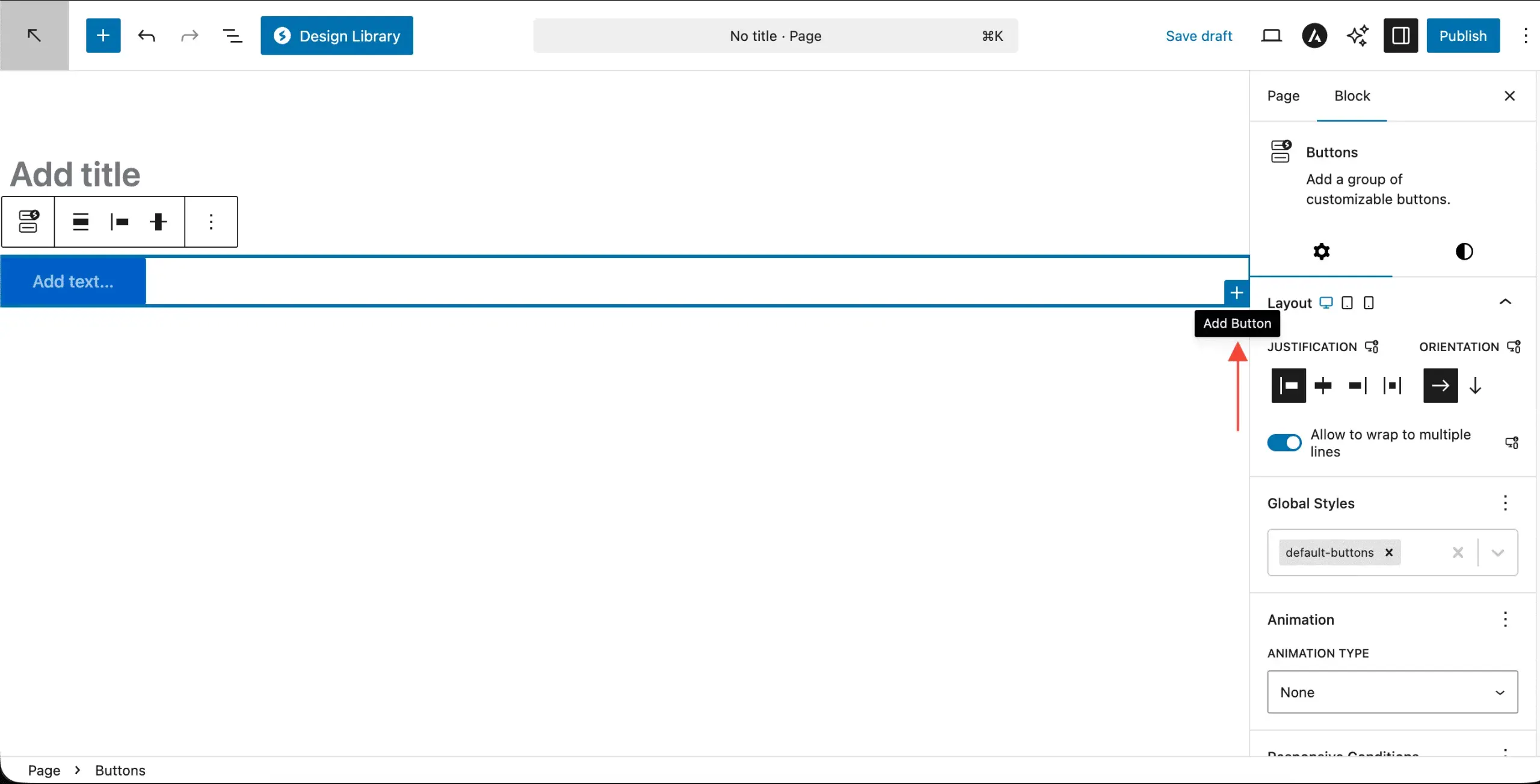 Buttons Adding Individual Buttons Scaled