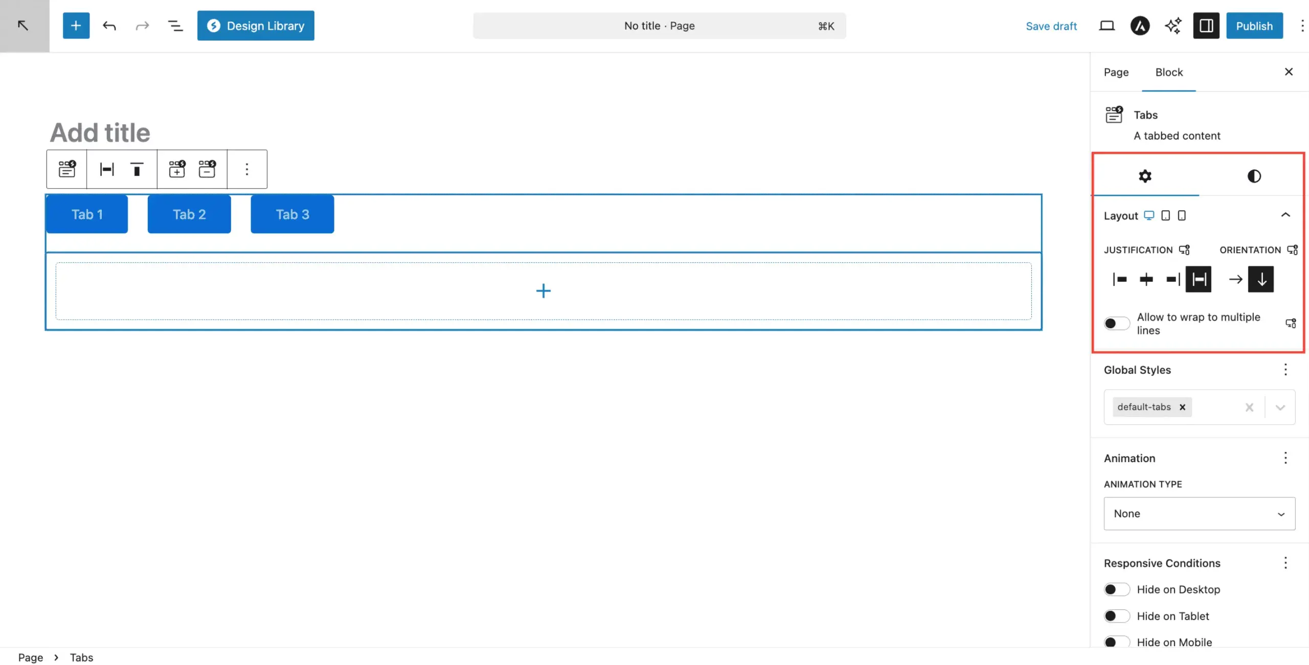 Tabs Tab Block Responsive Controls Scaled